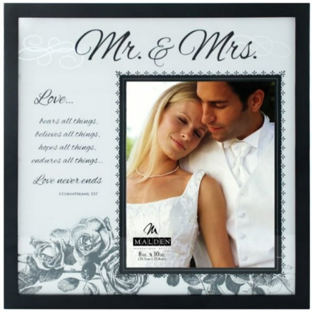 5x7 Malden International Designs Wedding Mr and Mrs Wooden Picture Frame Cream 5x7 Malden International Designs Wedding Mr and Mrs Wooden Picture Frame Cream